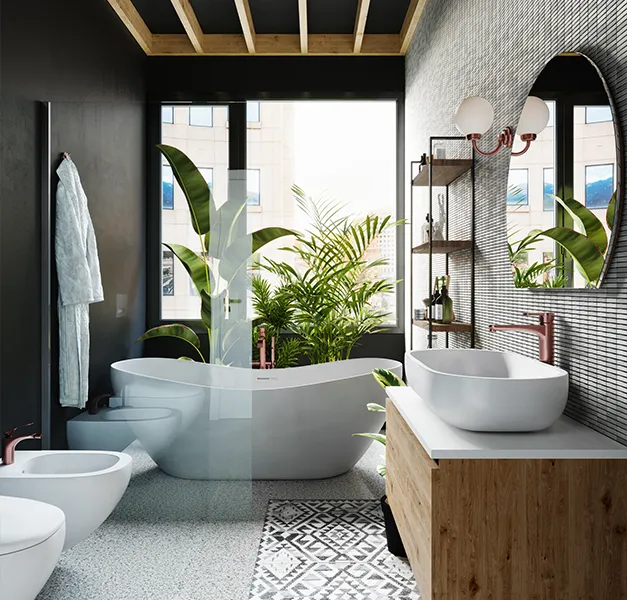 Remodeled bathroom